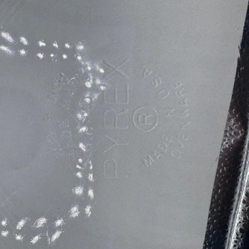 Pyrex 209 9 Inch Clear Glass Pie Plate Vintage Ovenware Made in USA